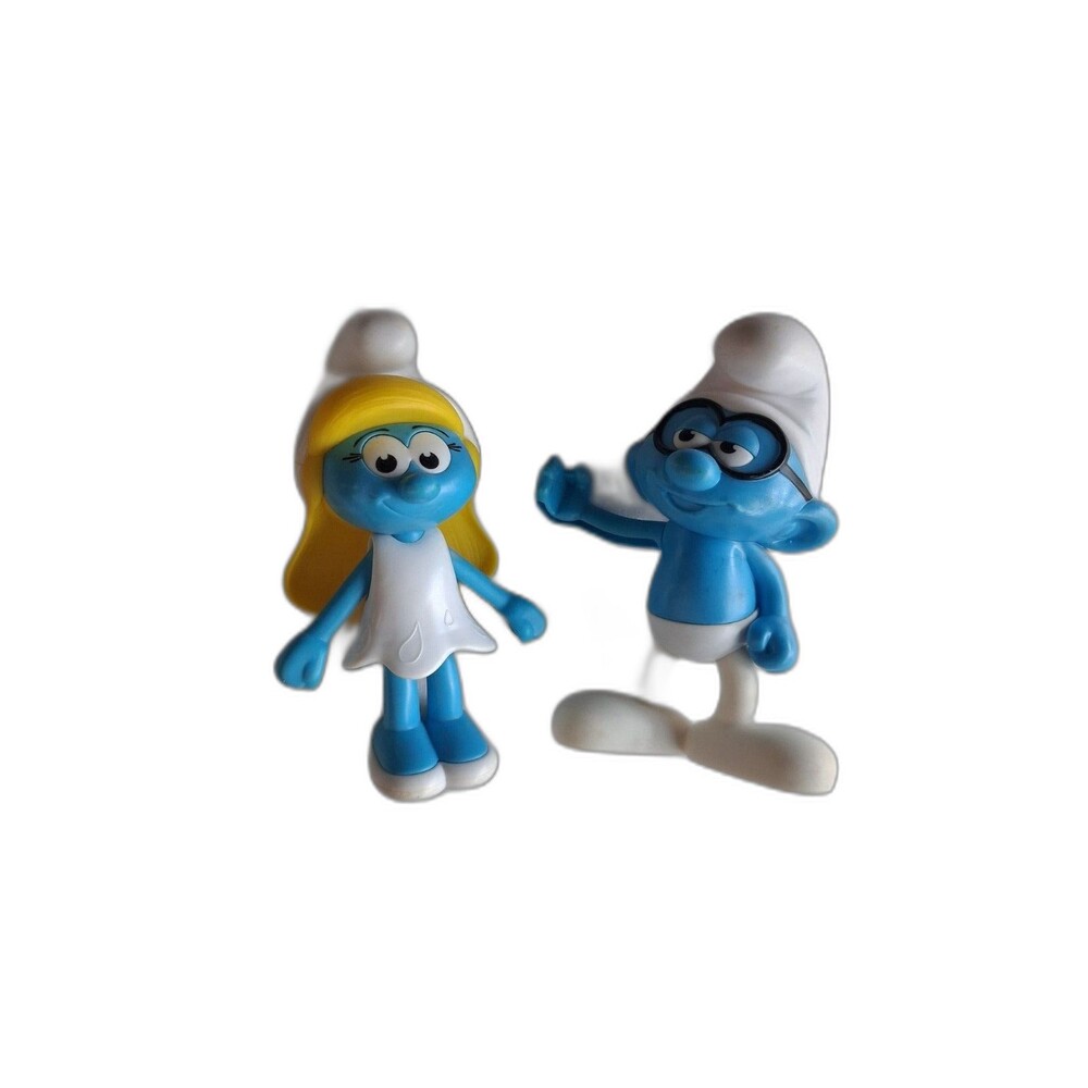 BRAINY & SMURFETTE Burger King Toy Figure Peyo 2016